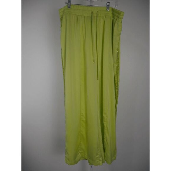 Nina Parker Women's Trendy Plus Size Sequin-Stripe Wide-Leg Pants 2X - Picture 2 of 9